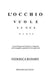 L'occhio vuole la sua parte by Federica Rossini
