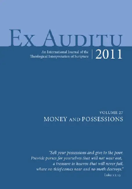 Ex Auditu - Volume 27 by Klyne Snodgrass