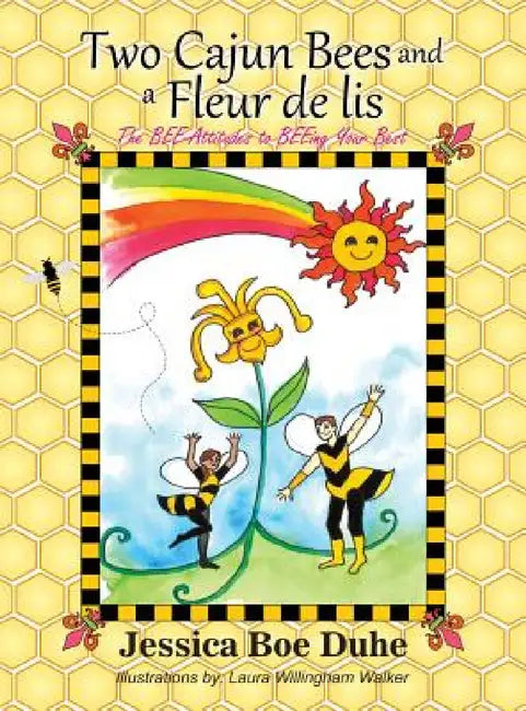 Two Cajun Bees and a Fleur de lis by Jessica Boe Duhe