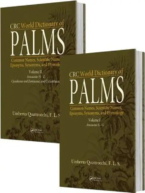 CRC World Dictionary of Palms: Common Names, Scientific Names, Eponyms, Synonyms, and Etymology by Umberto Quattrocchi