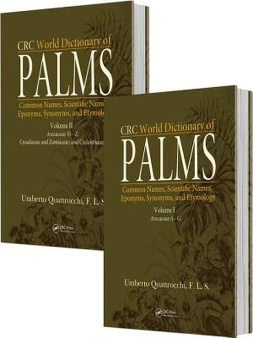 CRC World Dictionary of Palms: Common Names, Scientific Names, Eponyms, Synonyms, and Etymology by Umberto Quattrocchi