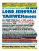 To Know Lord Jehovah Yahwehmom by Paul Ray Lawson