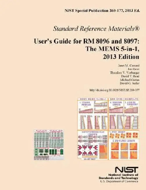 User's Guide for RM 8096 and 8097: The MEMS 5-in-1, 2013 Edition by U. S. Department of Commerce