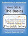 Word 2013: The Basics: Productivity in Automation by Luther M. Maddy III