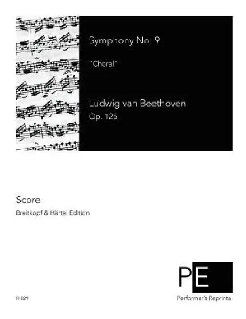 Symphony No. 9: Choral by Beethoven, Ludwig Van