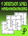 9 Dimension Series: Hashiwokakero by Puzzle Factory
