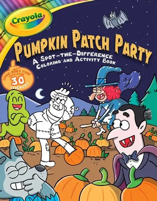 Crayola Pumpkin Patch Party: A Spot-The-Difference Coloring and Activity Book by Buzzpop