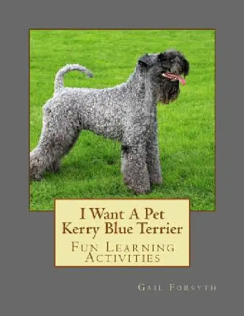 I Want A Pet Kerry Blue Terrier: Fun Learning Activities by Gail Forsyth