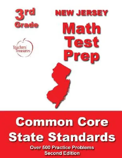 New Jersey 3rd Grade Math Test Prep: Common Core State Standards by Teachers' Treasures