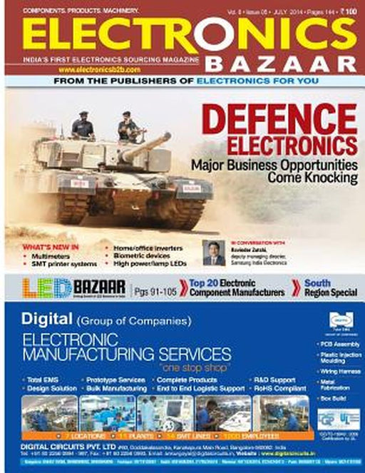 Electronics Bazaar, July 2014 by Ltd, Efy Enterprises Pvt