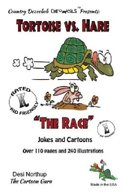 Tortoise vs. Hare -- "The Race" -- Jokes and Cartoons: in Black + White by Desi Northup