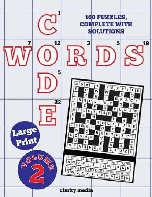 Large Print Code Words Volume 2 by Clarity Media
