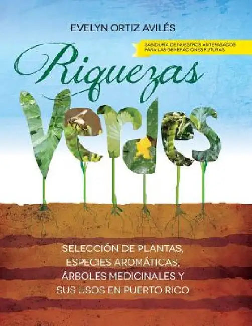 Riquezas Verdes: Seleccion de plantas, especies aromaticas, Arboles medicinales y sus usos en Puerto Rico by Ortiz-Aviles, Evelyn