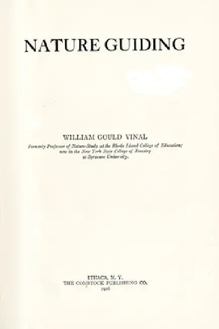 Nature Guiding by William Gould Vinal