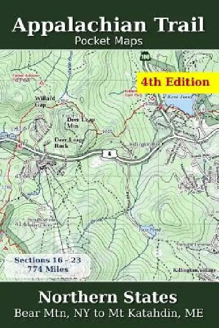 Appalachian Trail Pocket Maps - Northern States by K. Scott Parks
