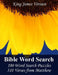 King James Bible Word Search (Matthew): 100 Word Search Puzzles with 310 Verses from Matthew in Jumbo Print by Puzzlefast