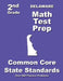 Delaware 2nd Grade Math Test Prep: Common Core State Standards by Teachers' Treasures