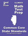Illinois 2nd Grade Math Test Prep: Common Core State Standards by Teachers' Treasures