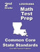 Louisiana 2nd Grade Math Test Prep: Common Core State Standards by Teachers' Treasures
