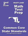 Maryland 2nd Grade Math Test Prep: Common Core State Standards by Teachers' Treasures