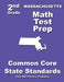 Massachusetts 2nd Grade Math Test Prep: Common Core State Standards by Teachers' Treasures