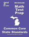 Michigan 2nd Grade Math Test Prep: Common Core State Standards by Teachers' Treasures
