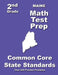 Maine 2nd Grade Math Test Prep: Common Core State Standards by Teachers' Treasures