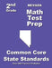 Nevada 2nd Grade Math Test Prep: Common Core State Standards by Teachers' Treasures