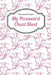 Password Keeper: My Password Cheat Sheat by Chiquita Publishing