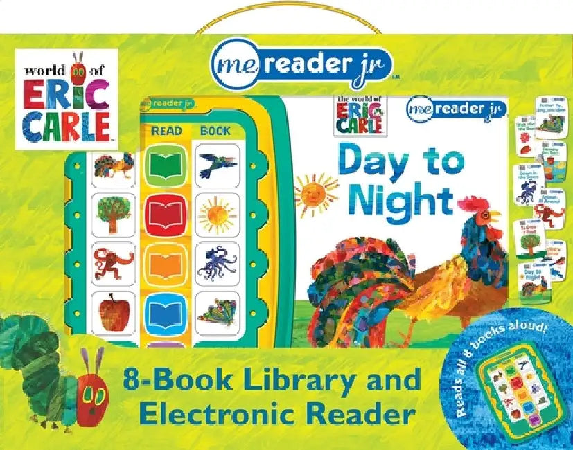 World of Eric Carle: Me Reader Jr 8-Book Library and Electronic Reader Sound Book Set [With Electronic Reader and Battery] by Emily Skwish