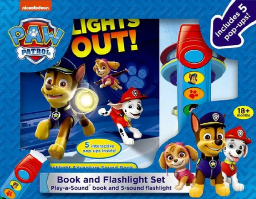 Little Flashlight Adventure Book Paw Patrol Box: Book and Flashlight Set by Emily Skwish