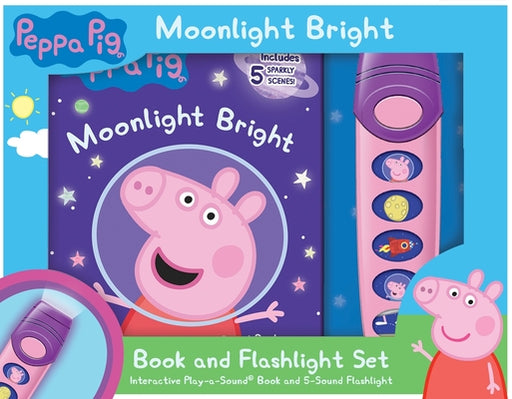 Peppa Pig - Moonlight Bright Sound Book and Flashlight Set by Veronica Wagner