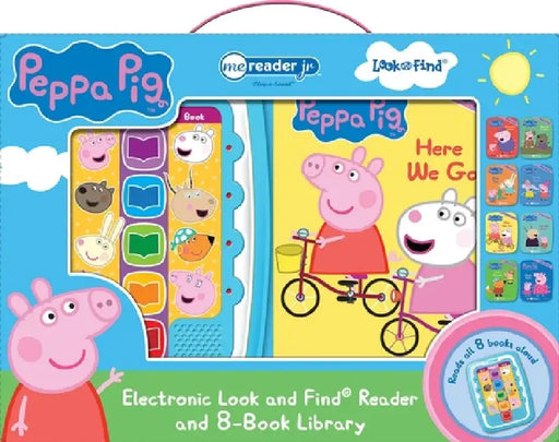 Peppa Pig: Me Reader Jr Electronic Look and Find Reader and 8-Book Library Sound Book Set [With Battery] by Pi Kids