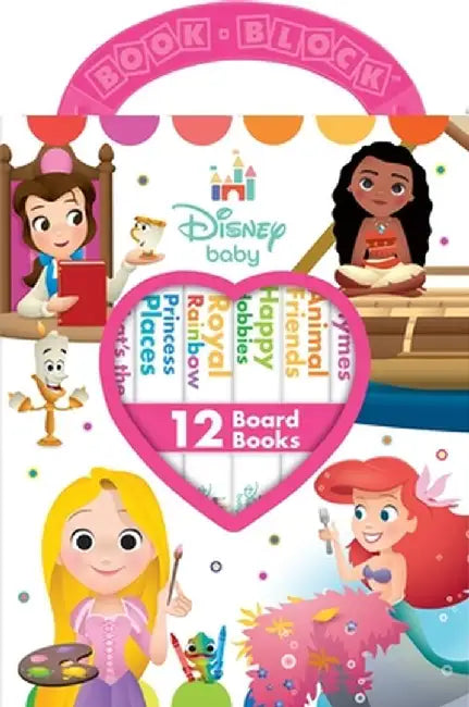 Disney Baby Princess - My First Library Board Book Block 12 Book Set by Editors of Phoenix International Publica