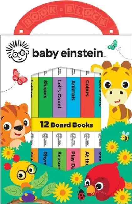 Baby Einstein - My First Library 12 Board Book Block Set by Editors of Phoenix International Publica