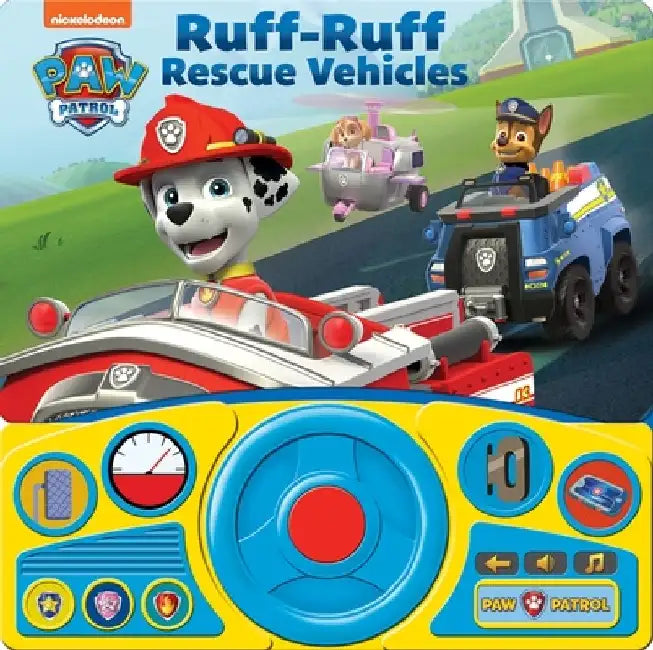 Steering Wheel Stackable Paw Patrol Ruff-Ruff Rescue Vehicles by Pi Kids