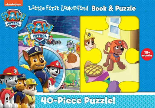 Nickeldeon Paw Patrol: Little First Look and Find Book & Puzzle by Pi Kids