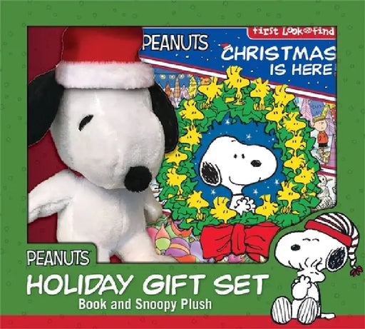 Peanuts: Christmas Is Here! Holiday Gift Set: Book and Snoopy Plush by Pi Kids