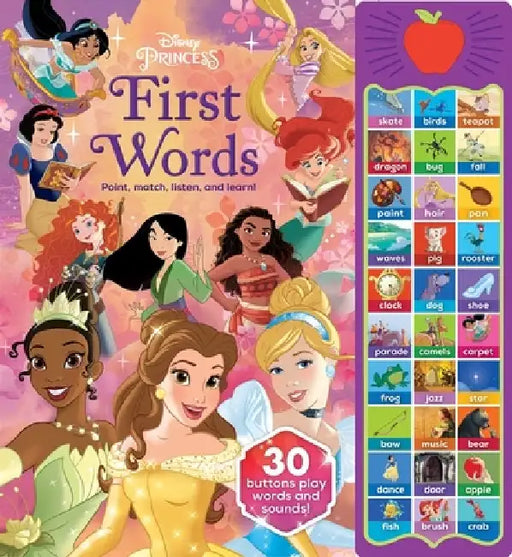 Disney Princess: First Words: Point, Match, Listen and Learn! by Pi Kids