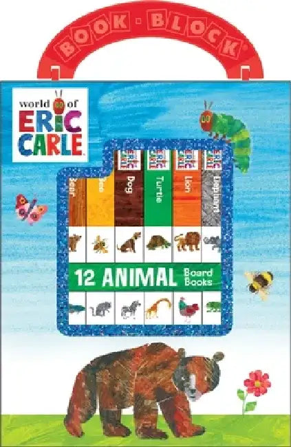 World of Eric Carle: 12 Animal Board Books by Pi Kids