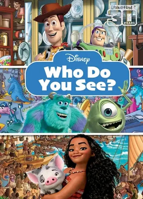 Disney Multi-Property: Who Do You See: Look and Find by Pi Kids