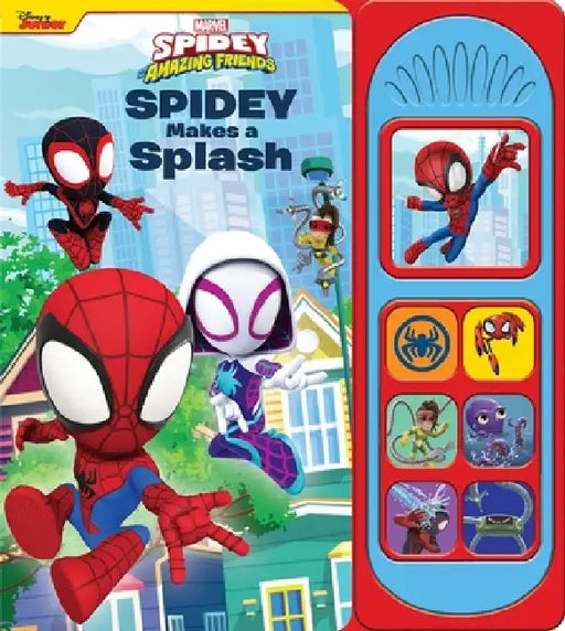 Disney Junior Marvel Spidey and His Amazing Friends: Spidey Makes a Splash Sound Book by Pi Kids