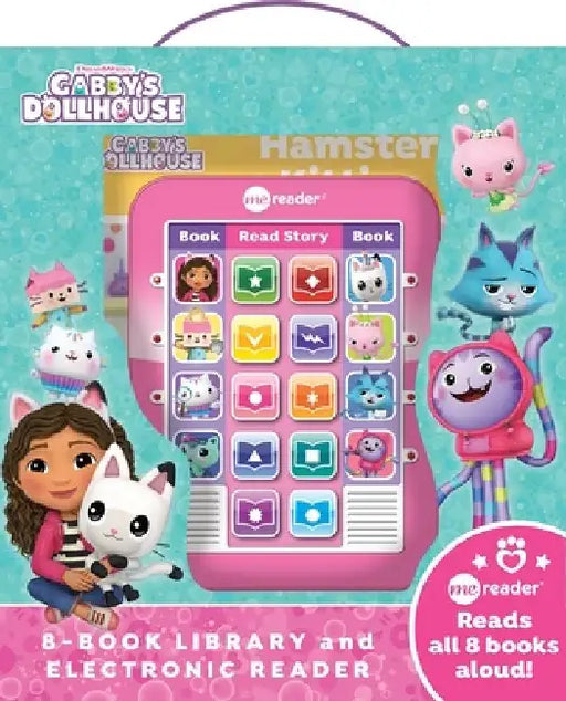 DreamWorks Gabby's Dollhouse: Me Reader 8-Book Library and Electronic Reader Sound Book Set by Pi Kids