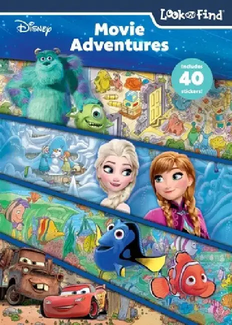 Disney Pixar: Movie Adventures Look and Find & Stickers by Pi Kids