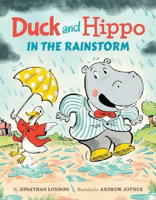 Duck and Hippo in the Rainstorm by Jonathan London, Andrew Joyner