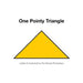 One Pointy Triangle by Teri Gandy-Richardson