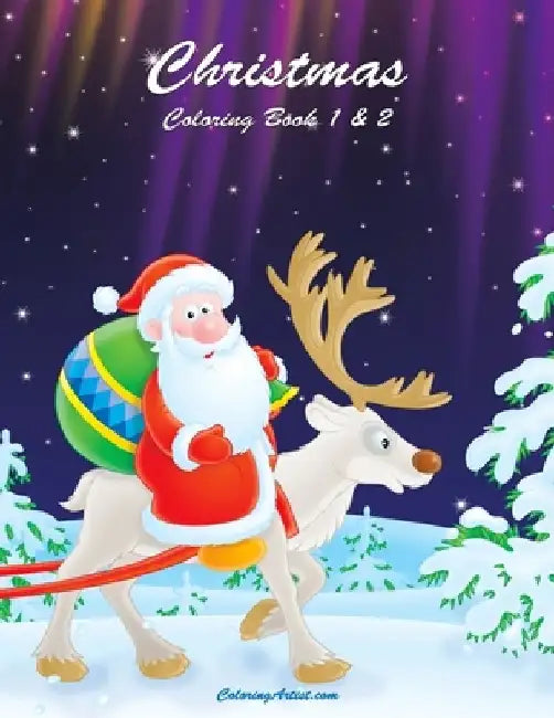 Christmas Coloring Book 1 & 2 by Nick Snels
