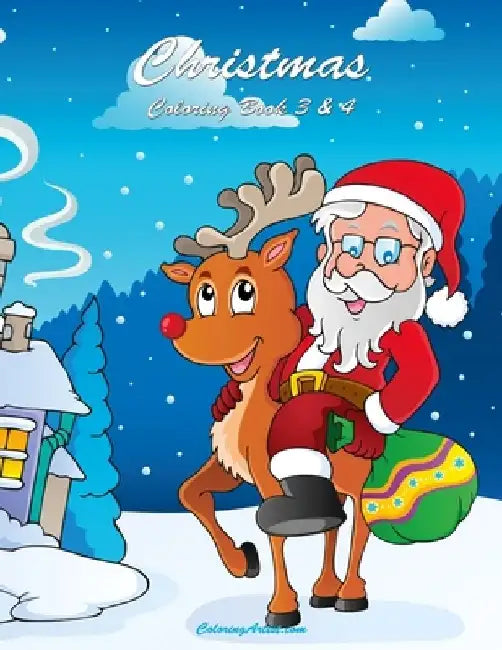 Christmas Coloring Book 3 & 4 by Nick Snels