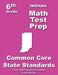 Indiana 6th Grade Math Test Prep: Common Core Learning Standards by Teachers' Treasures