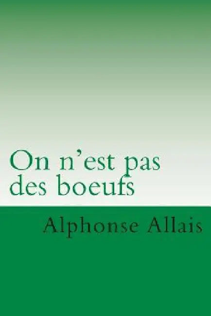 On n' est pas des boeufs by Ballin, G. -. Ph.